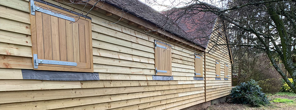 cladding on building